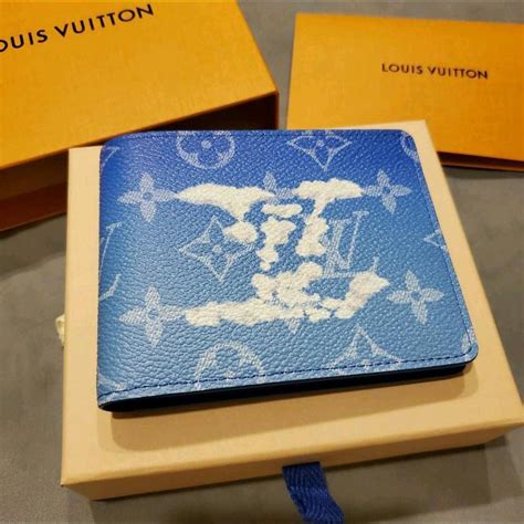 louis vuitton slender wallet clouds monogram|slender wallet monogram.